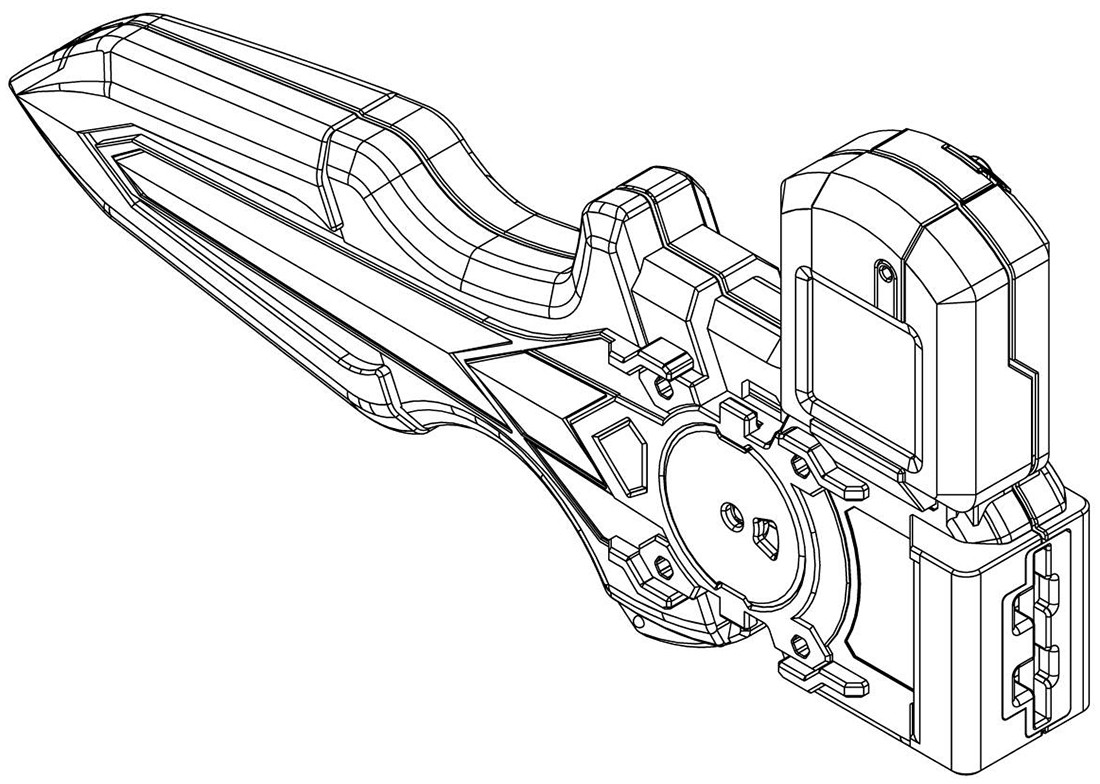 陀螺玩具发射器五