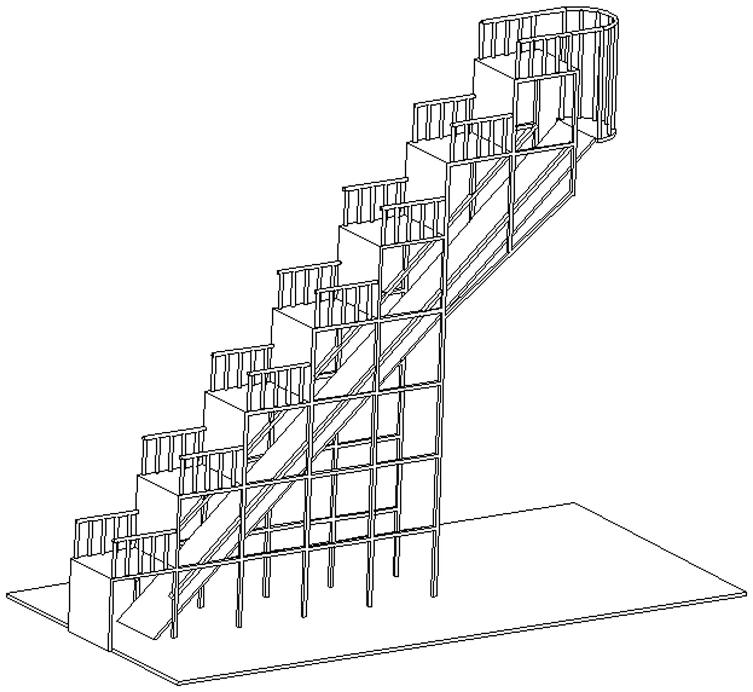 警犬训练设施(七级跳台)