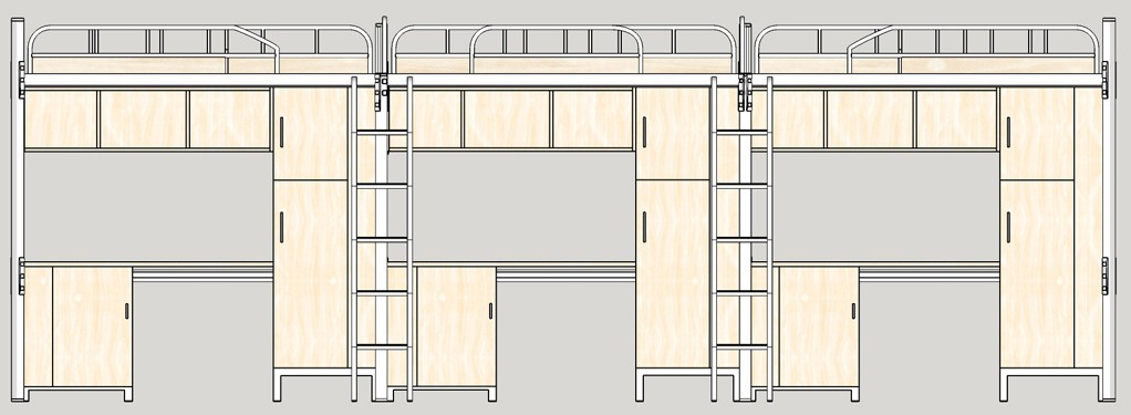 cn304556521s_床(三连体三人位学生公寓床)失效