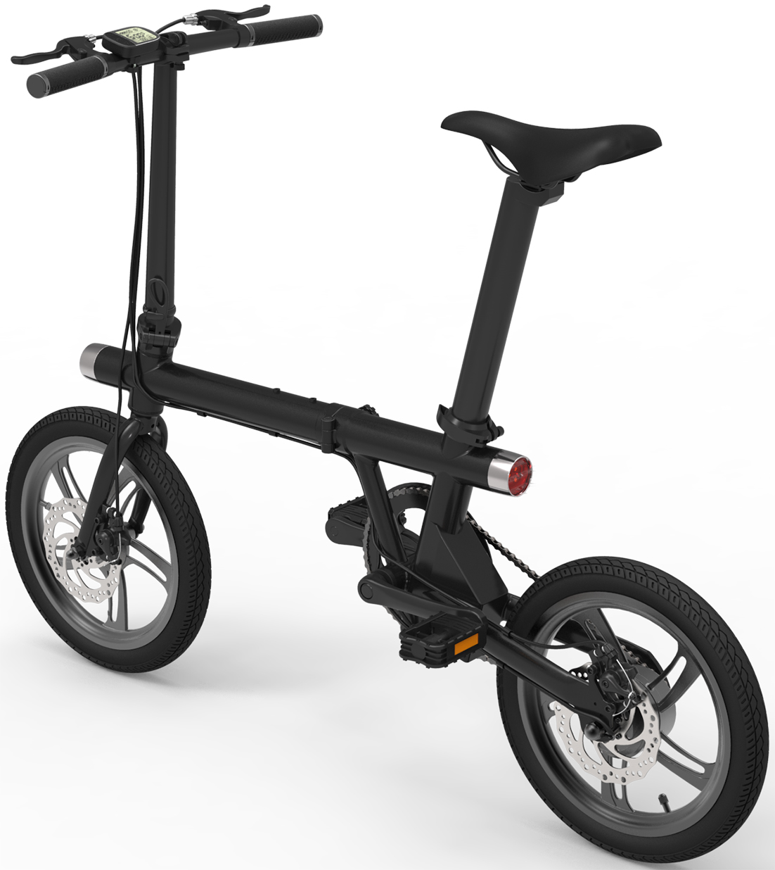 折叠电动助力自行车