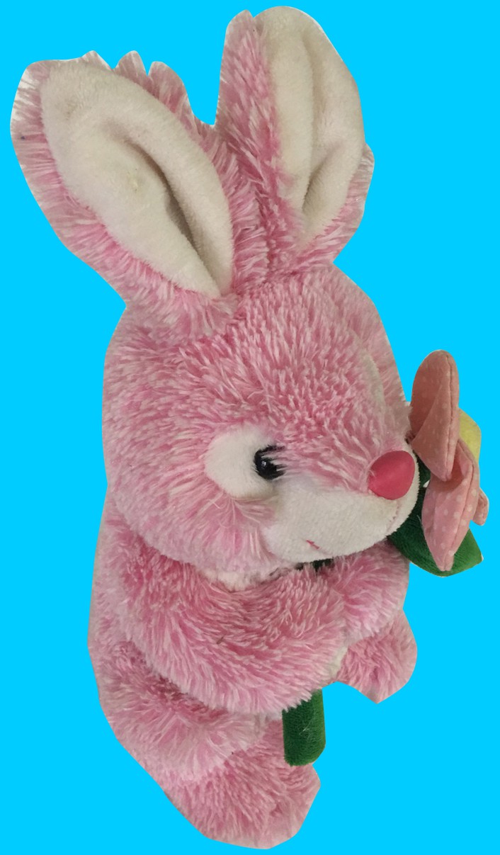 玩具粉色兔