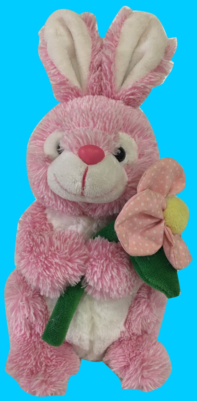 玩具粉色兔