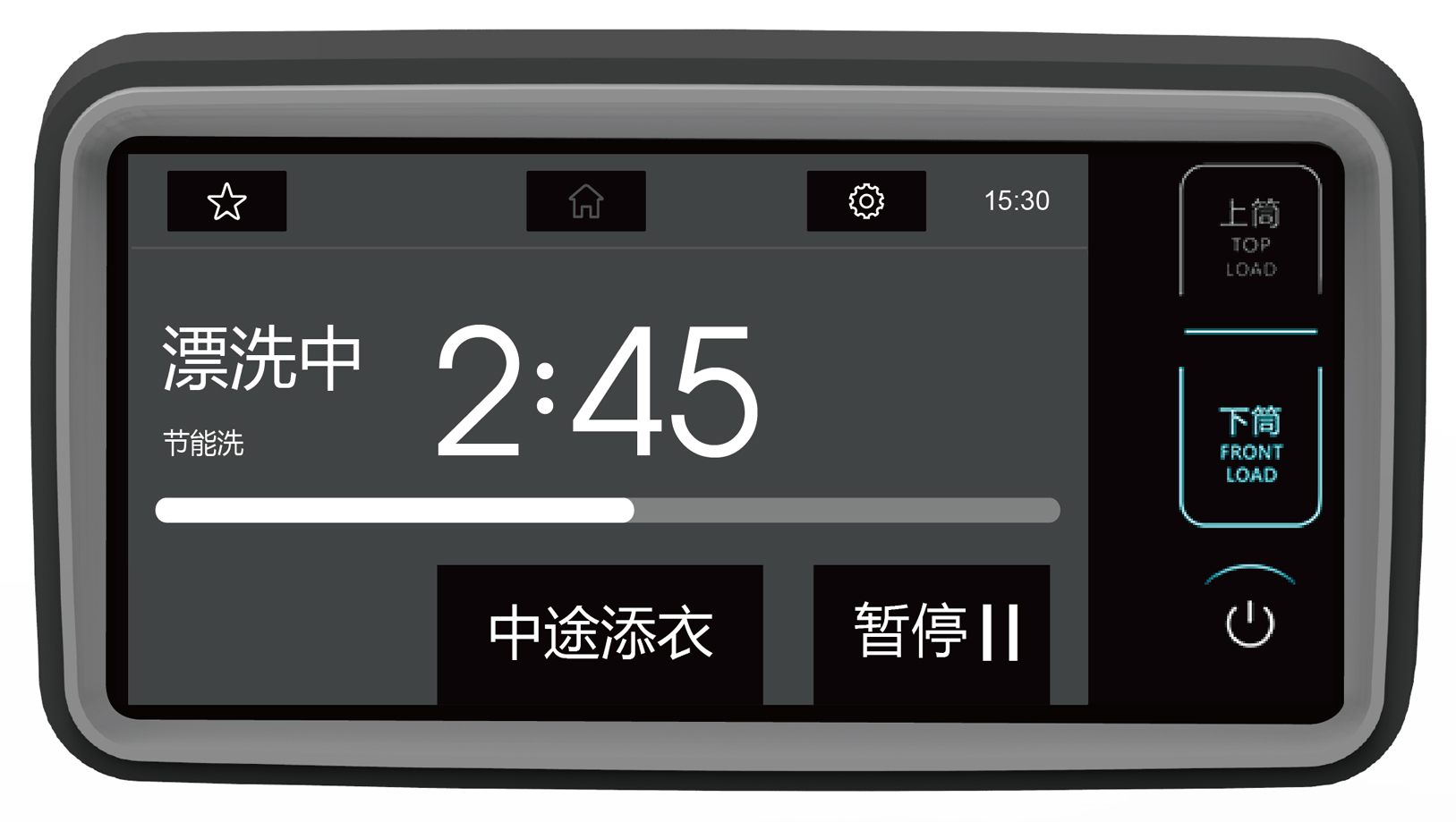 cn304683786s_带图形用户界面的洗衣机显示屏有效