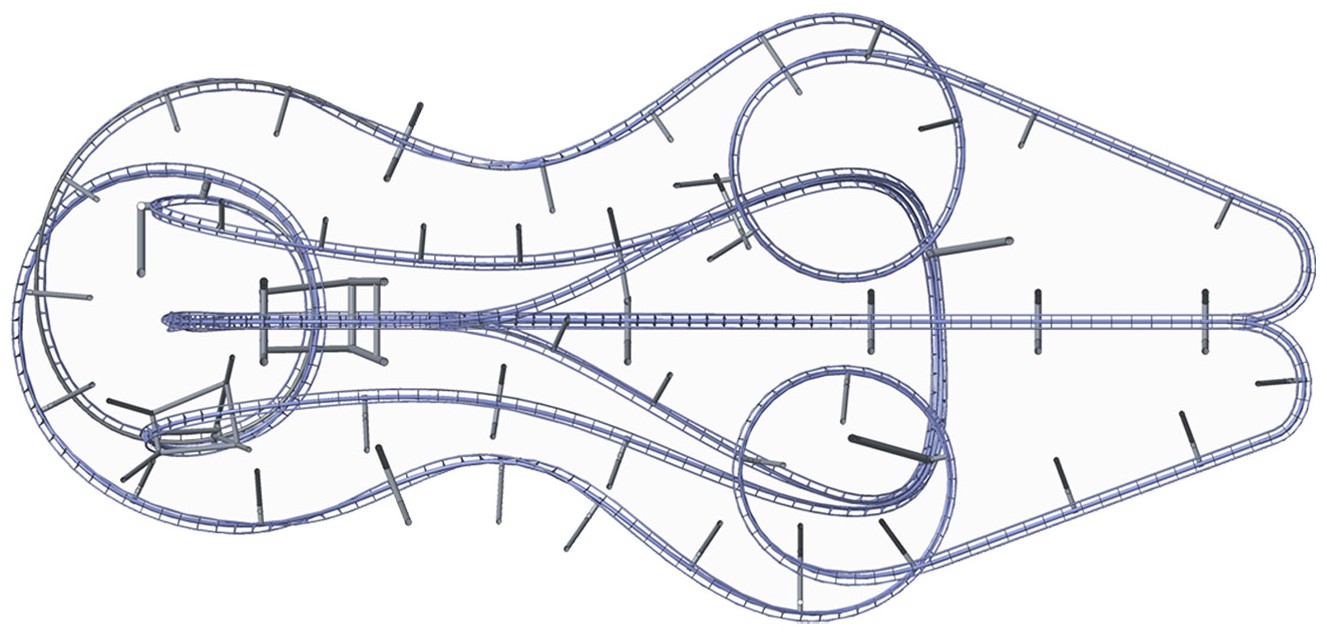 过山车轨道双龙