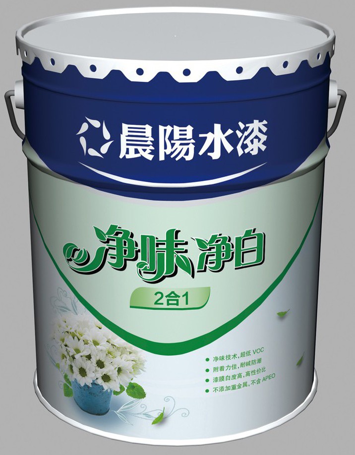 水漆桶晨阳水漆净味净白二合一