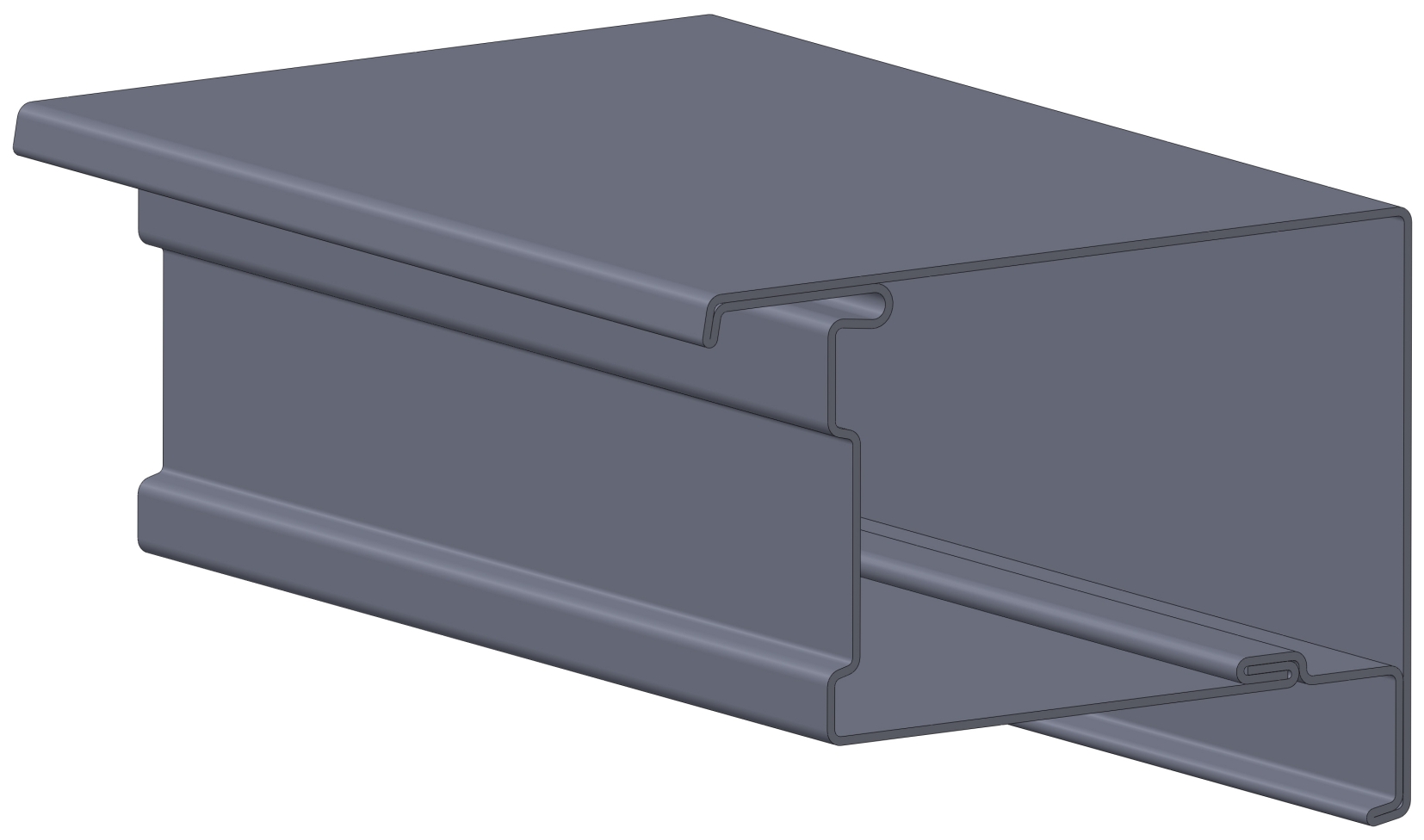 型材内开转角立柱