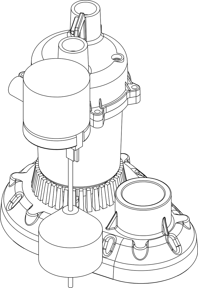 水泵简化图图片