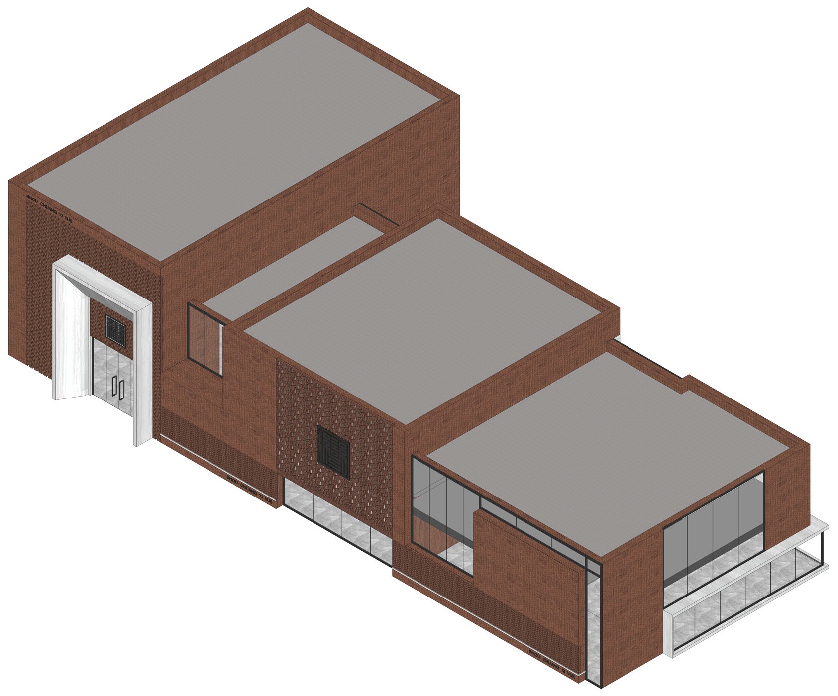 1.本外观设计产品的名称:房屋.2.