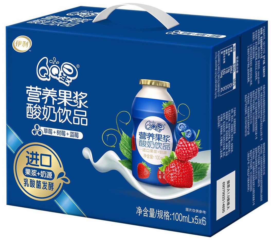 包装箱(qq星营养果浆酸奶饮品)