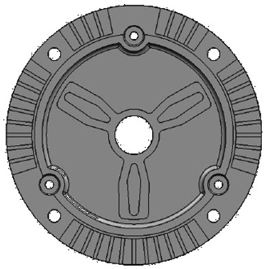 电机凸缘端盖
