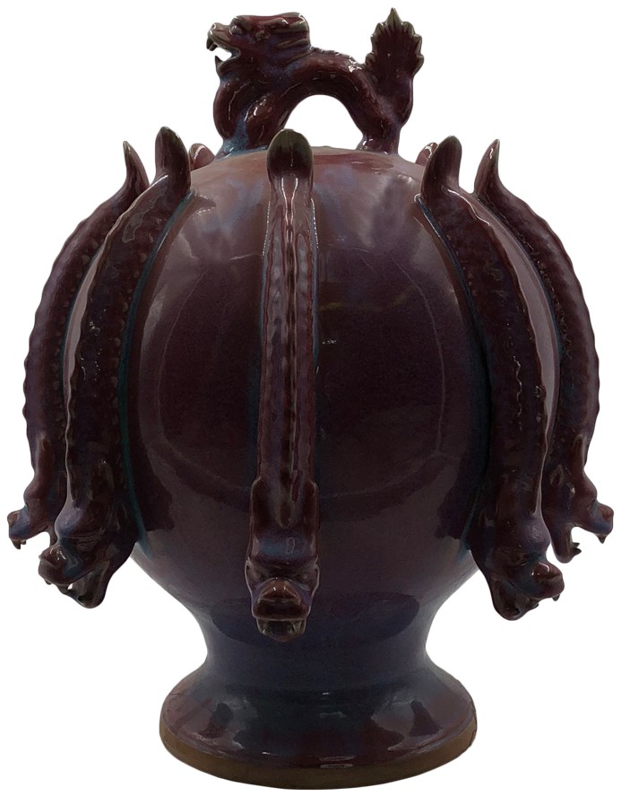 钧瓷工艺品九龙尊