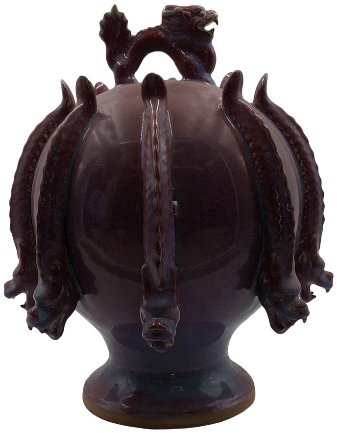 钧瓷工艺品九龙尊