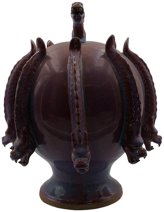 钧瓷工艺品九龙尊