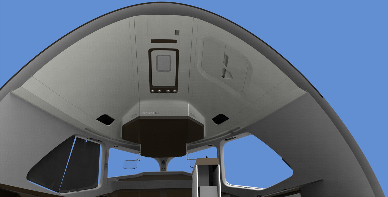 飞机驾驶舱顶部装饰罩