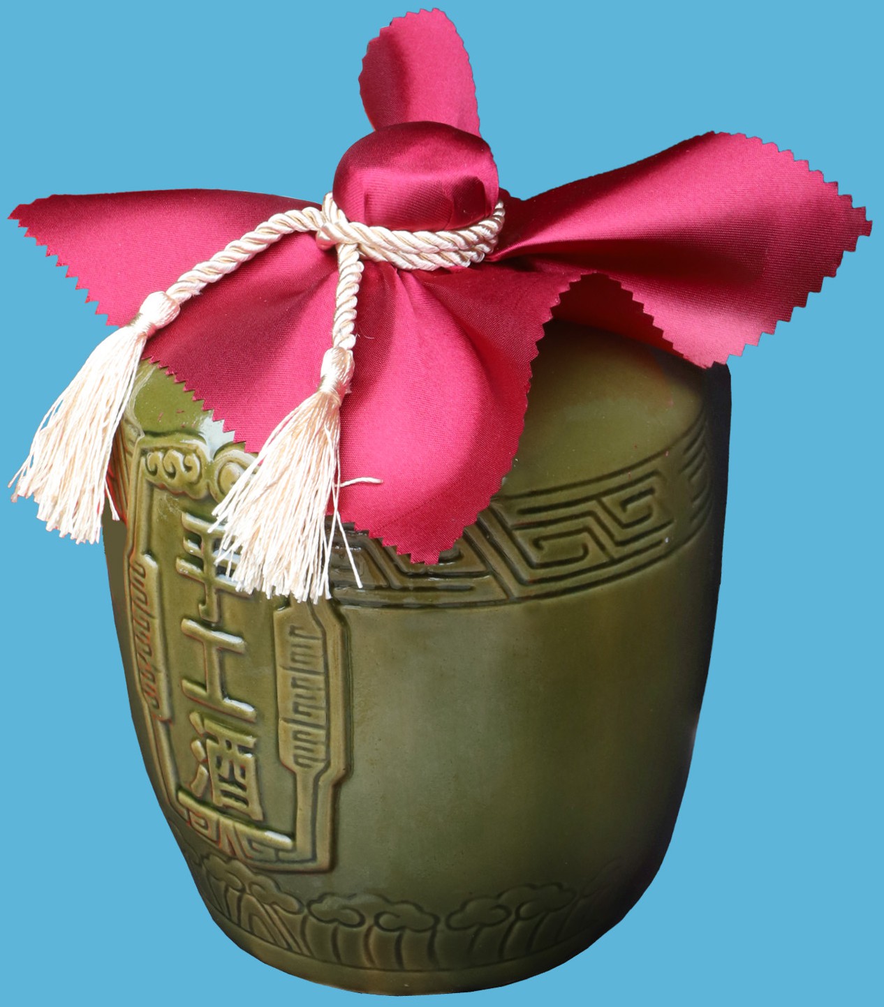 1.本外观设计产品的名称:酒坛(咸亨雕王).2.
