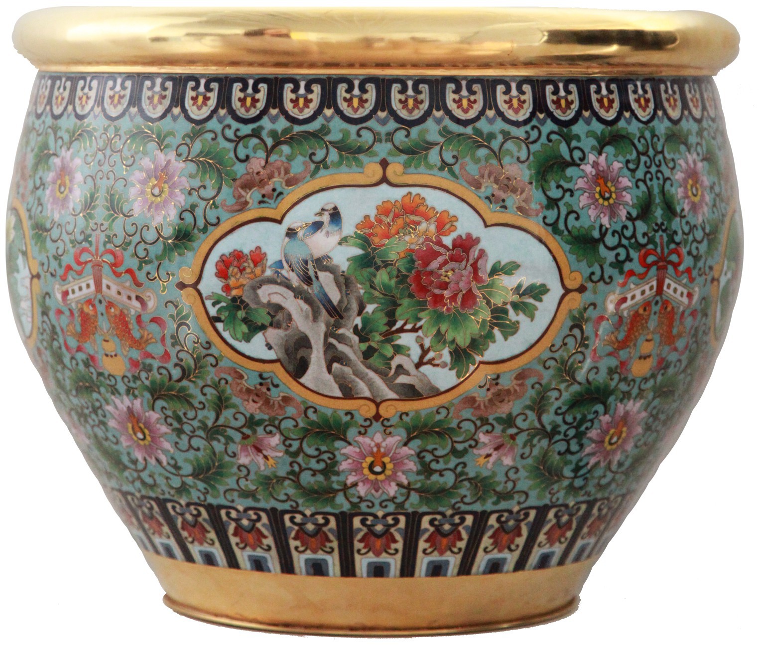 景泰蓝工艺品《福运宝缸)