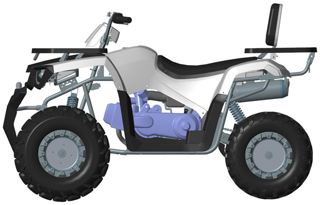 本外观设计产品的名称:沙滩车(大猛禽).2.