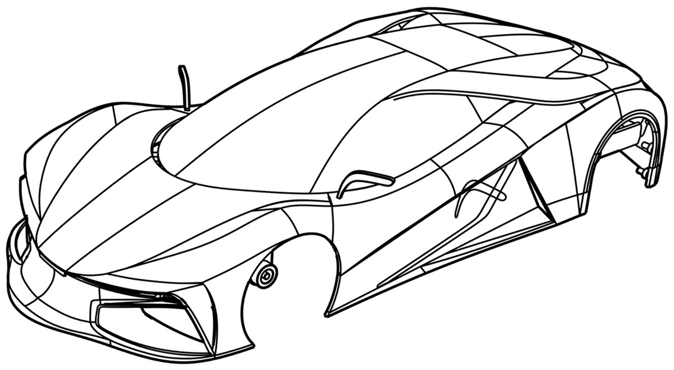 汽车外壳模型新能源