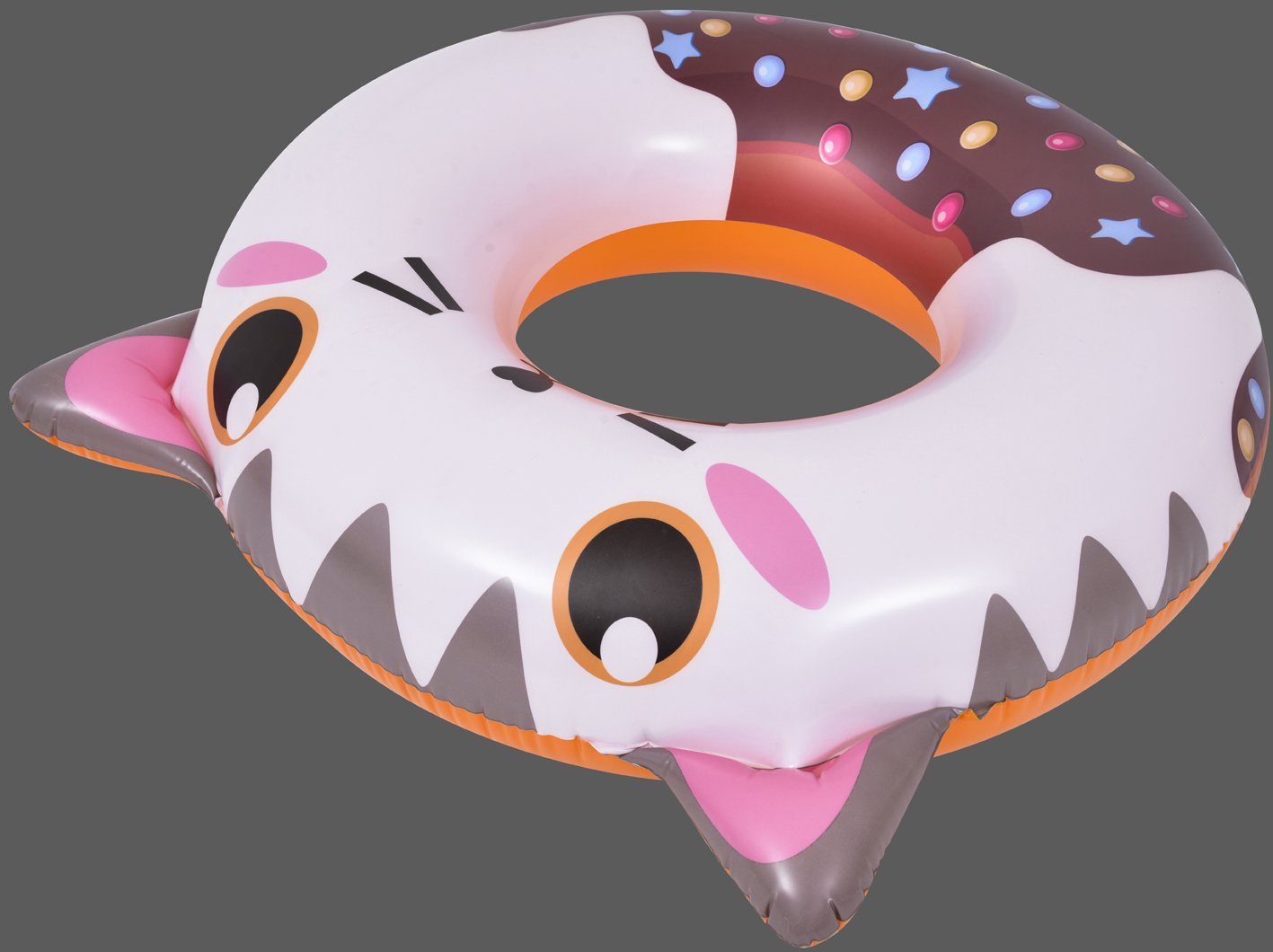 充气游泳圈猫咪甜甜圈