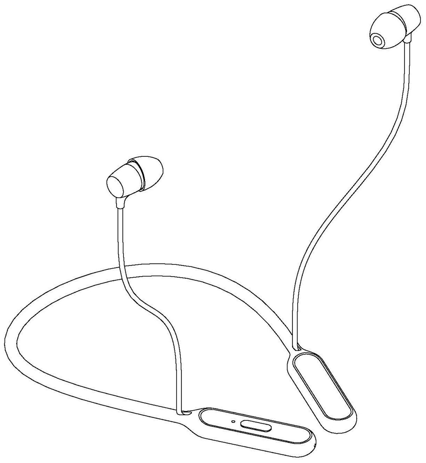 蓝牙耳机画法图片