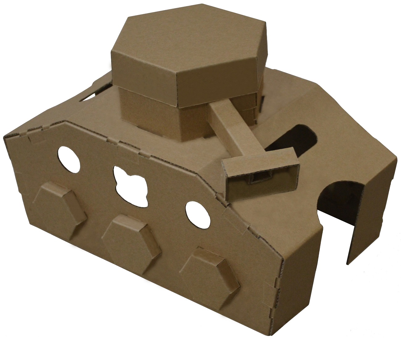 游乐设施(瓦楞纸坦克屋)