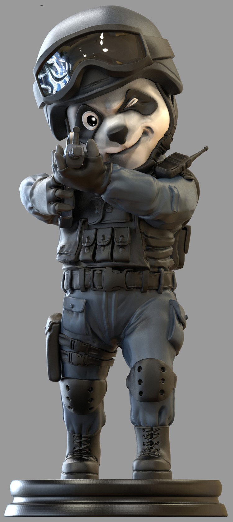 摆件(熊猫特警)专利_专利申请于2018-12-11_专利查询 - 天眼查