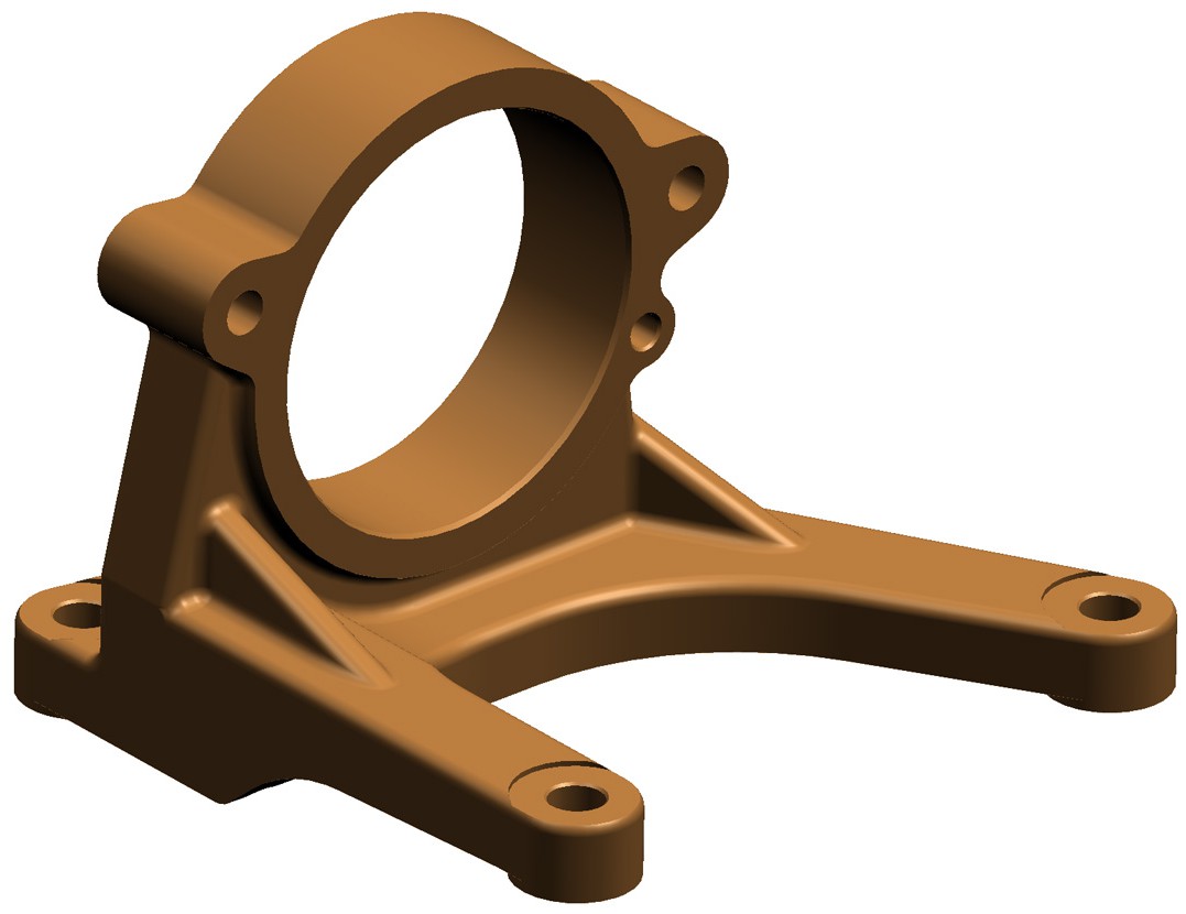 电动车轴承支撑架