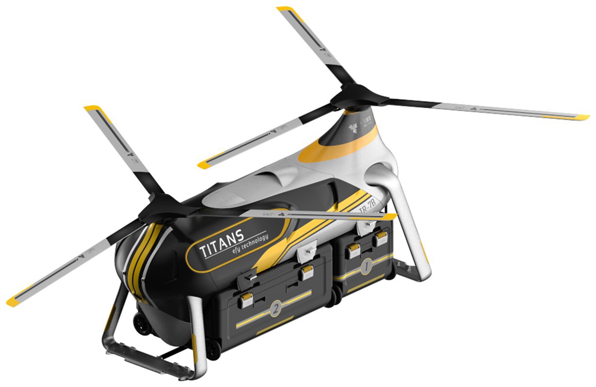 双旋翼物流无人机