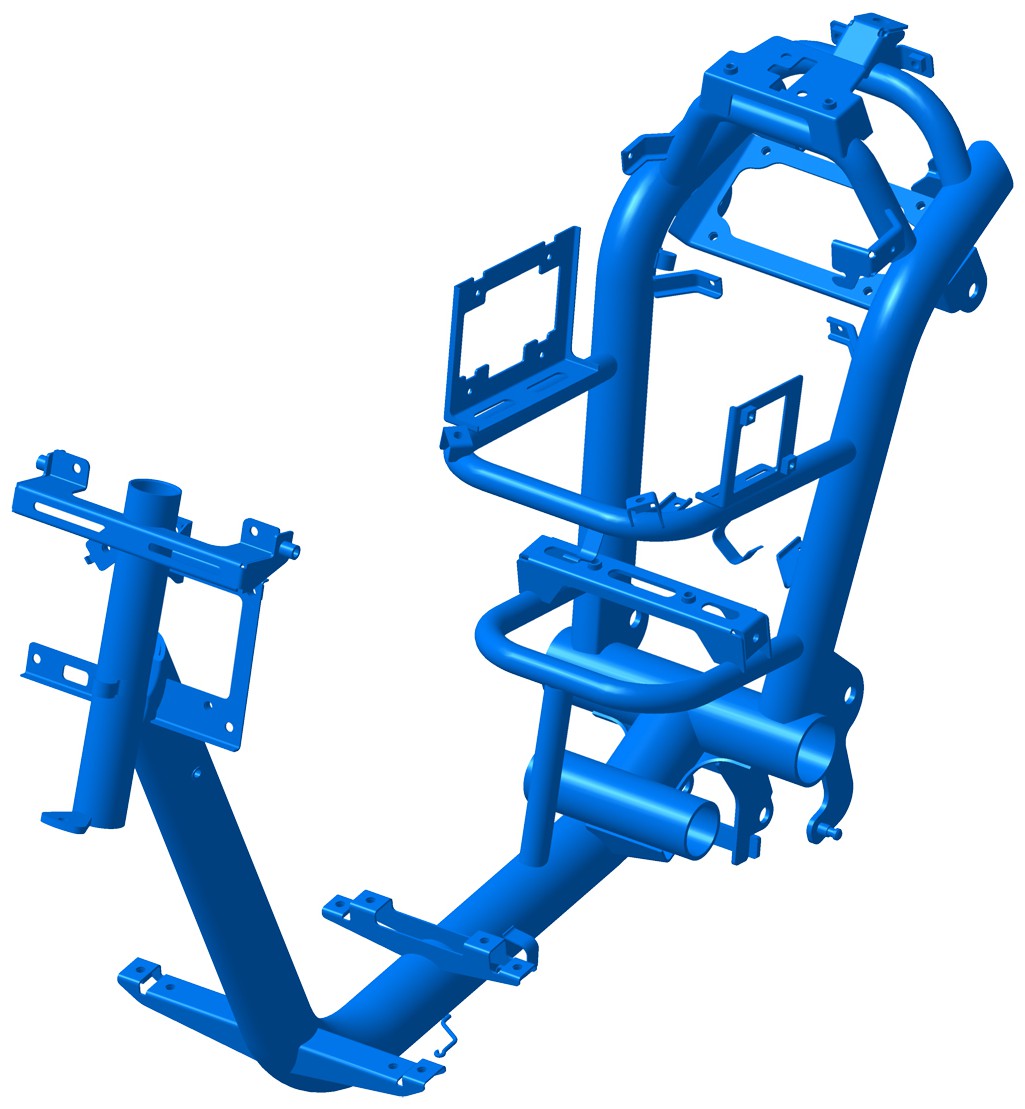 电动车主车架tgca