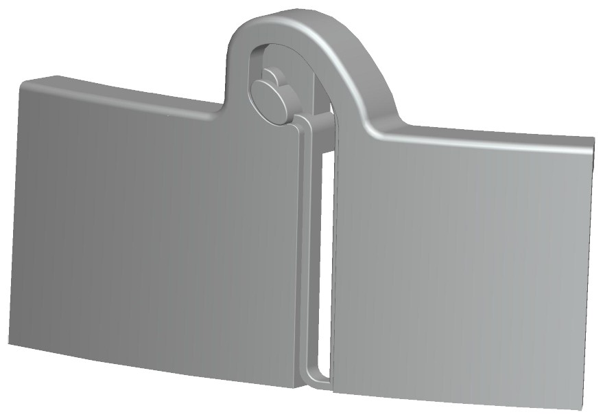 便携式伸缩凳支撑片