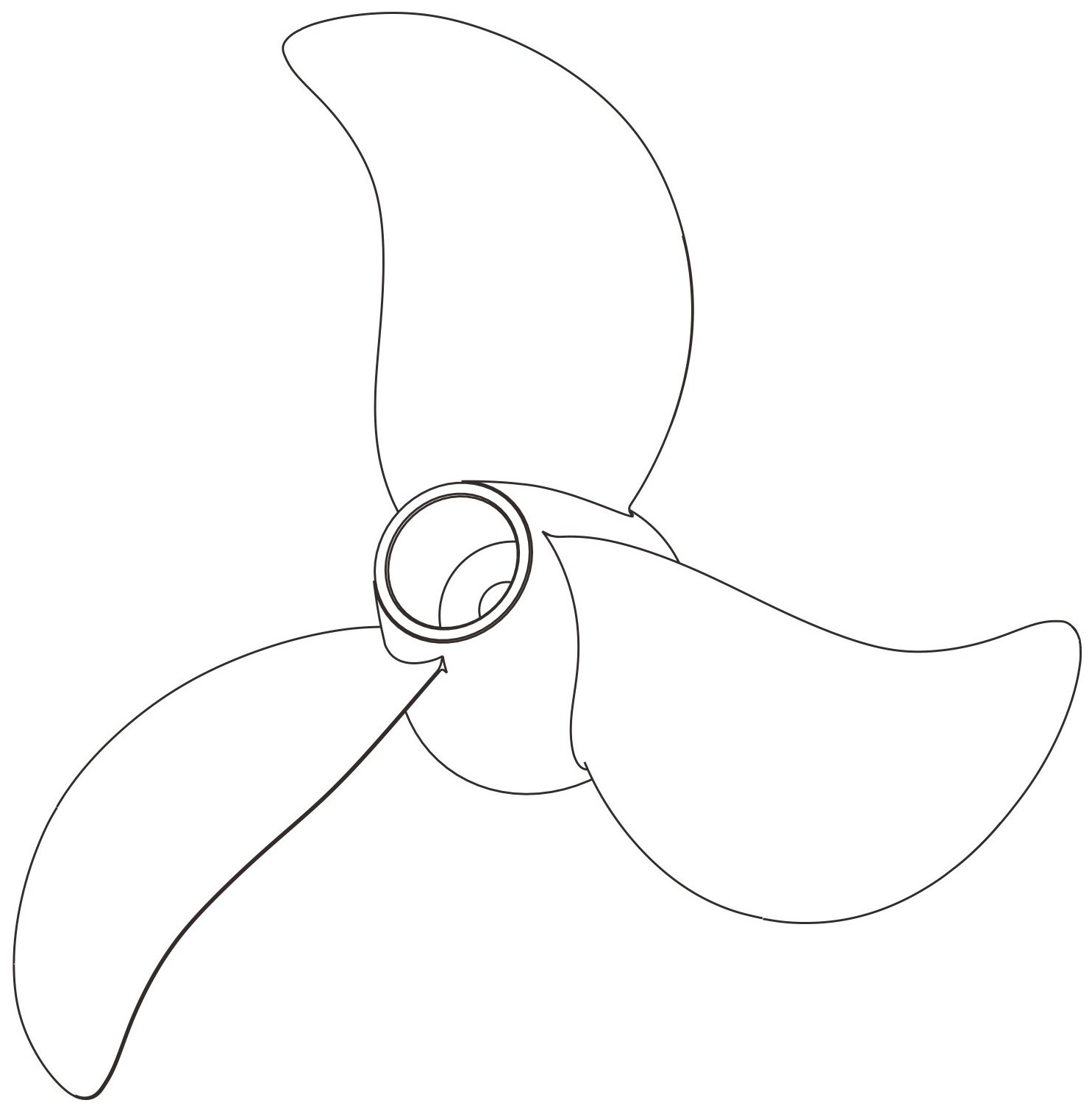 螺旋桨怎么画 简单图片