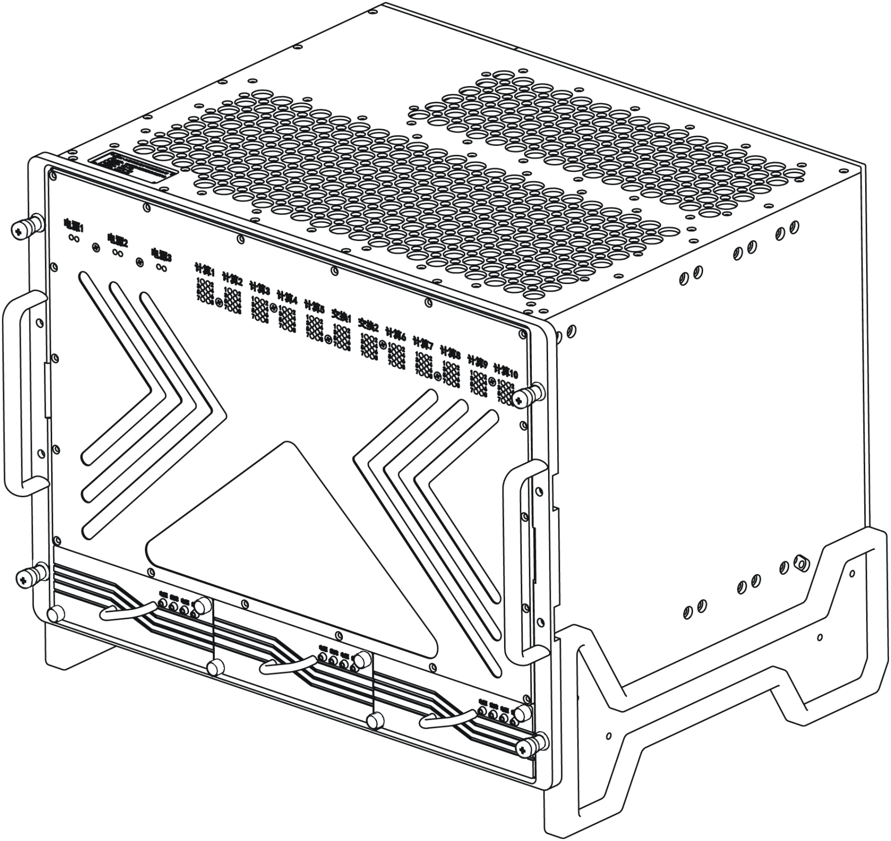 服务器机箱(8u vpx 加固机箱)