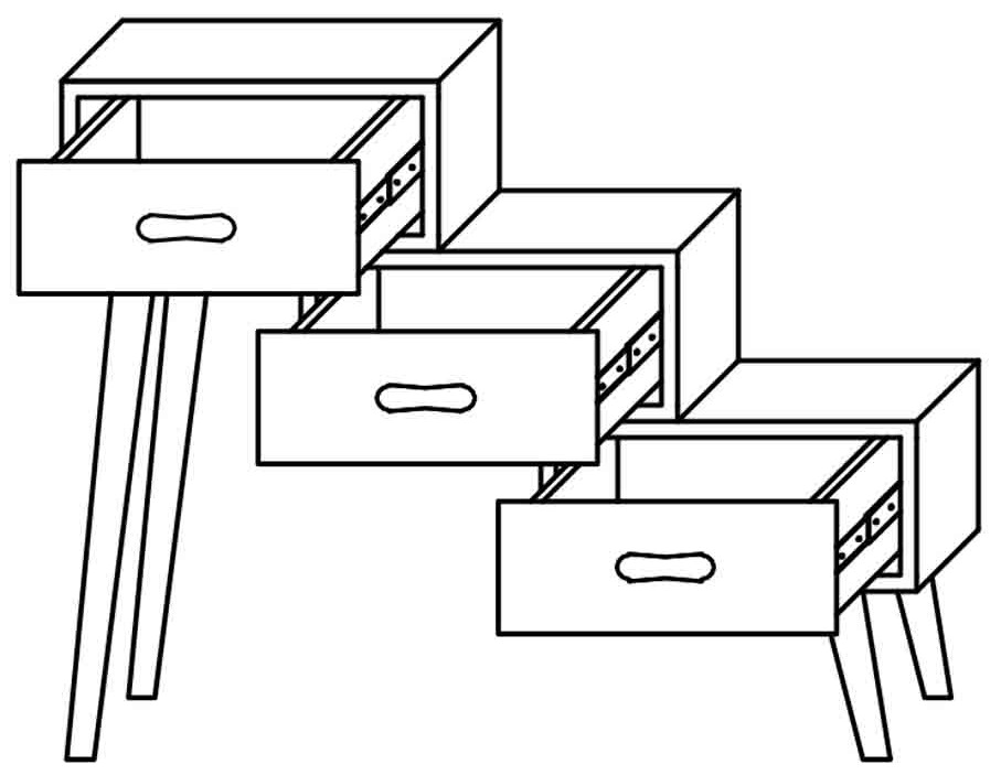 抽屉的简笔画图片