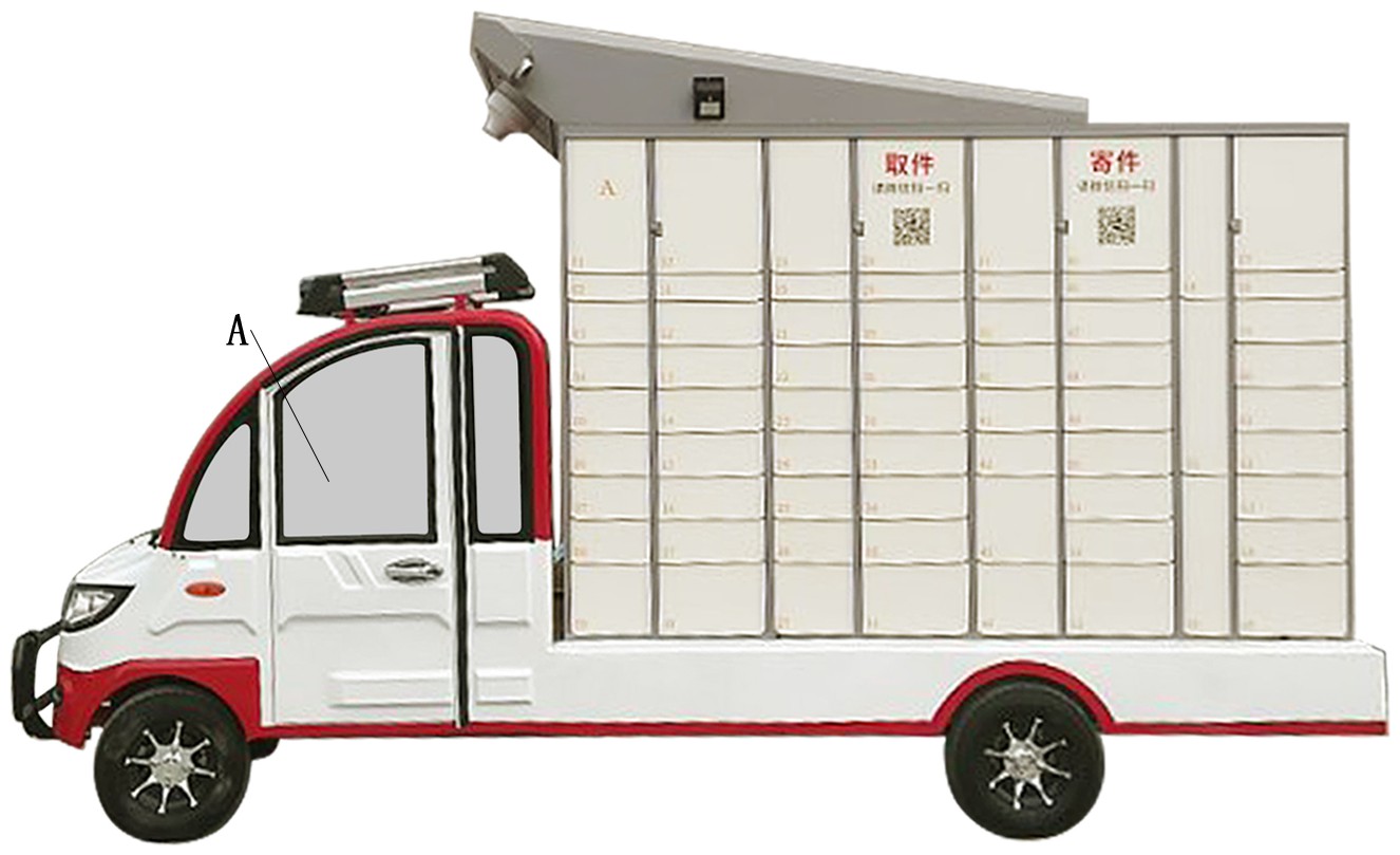 移动式太阳能快递柜货车