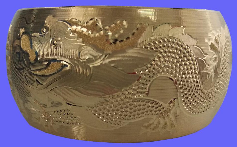 cn305366066s_手镯(纹彩金cnc精工系列50)有效