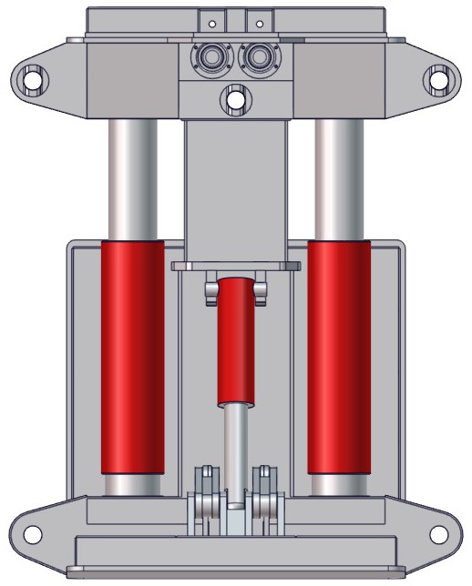 液压支架两柱导杆式