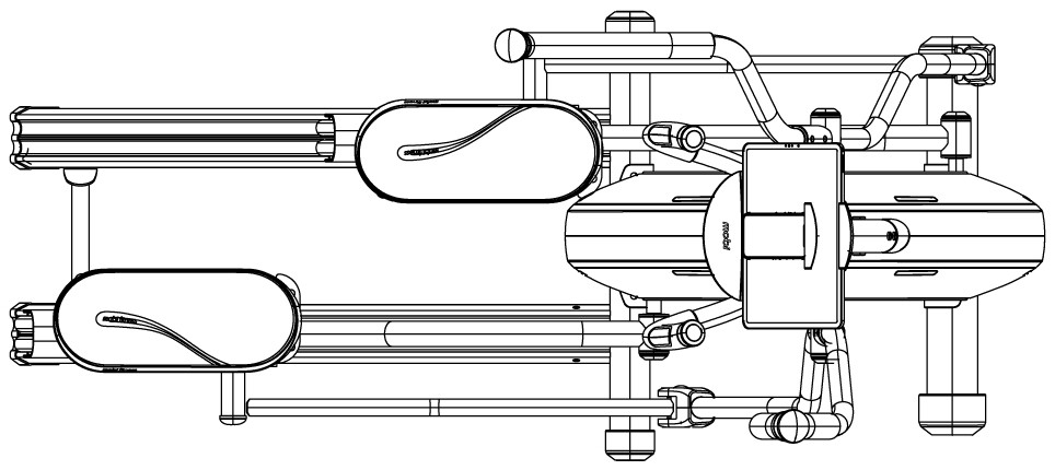 椭圆机结构图图片