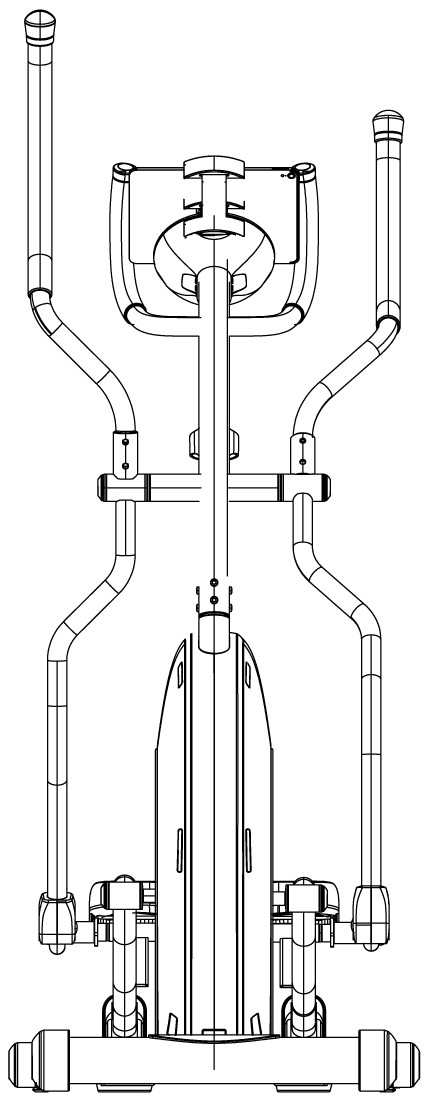 椭圆机结构图图片