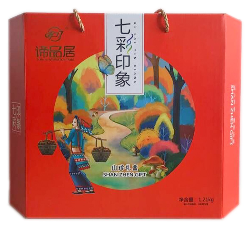 礼盒七彩印象山珍礼盒