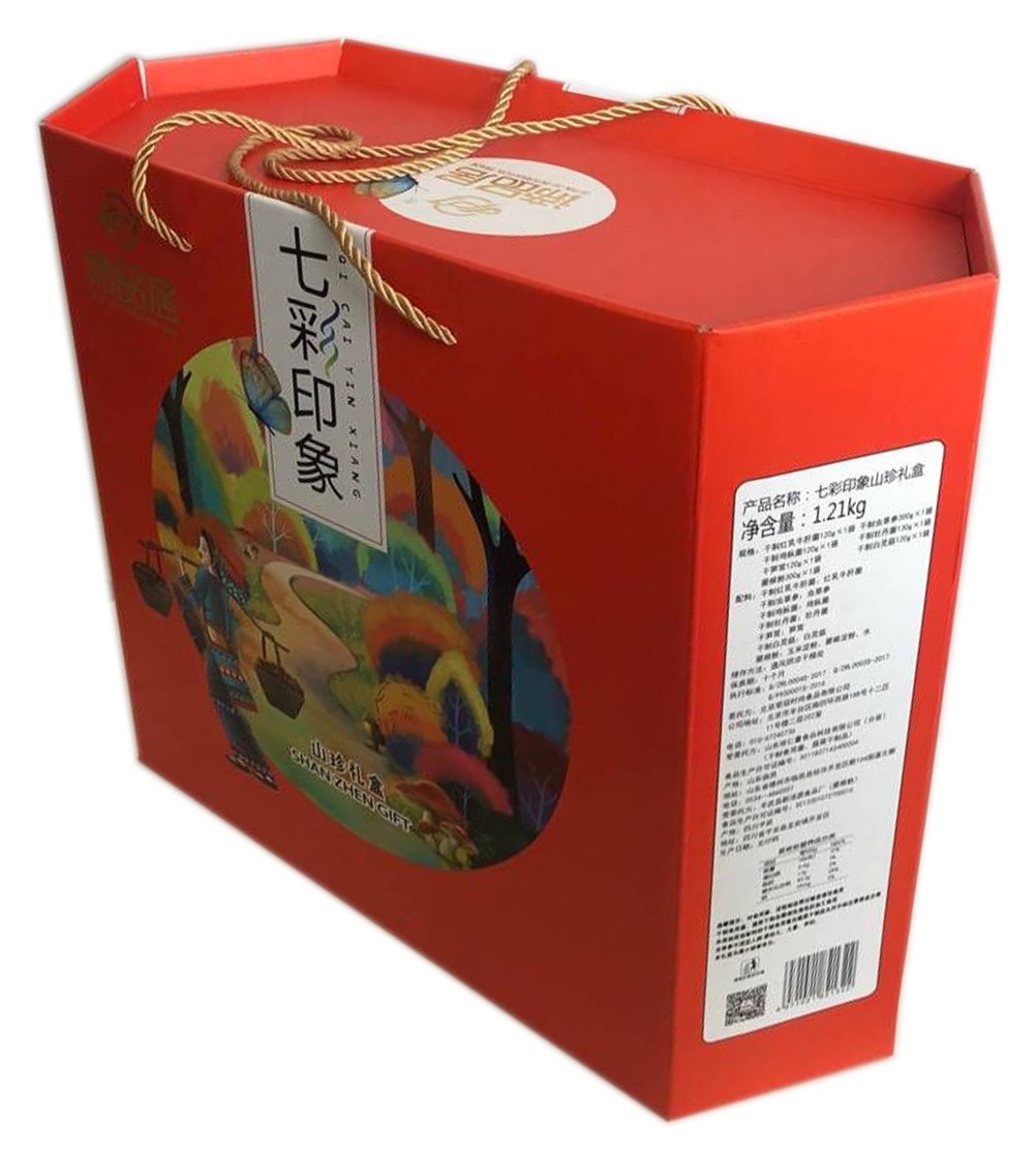 礼盒七彩印象山珍礼盒