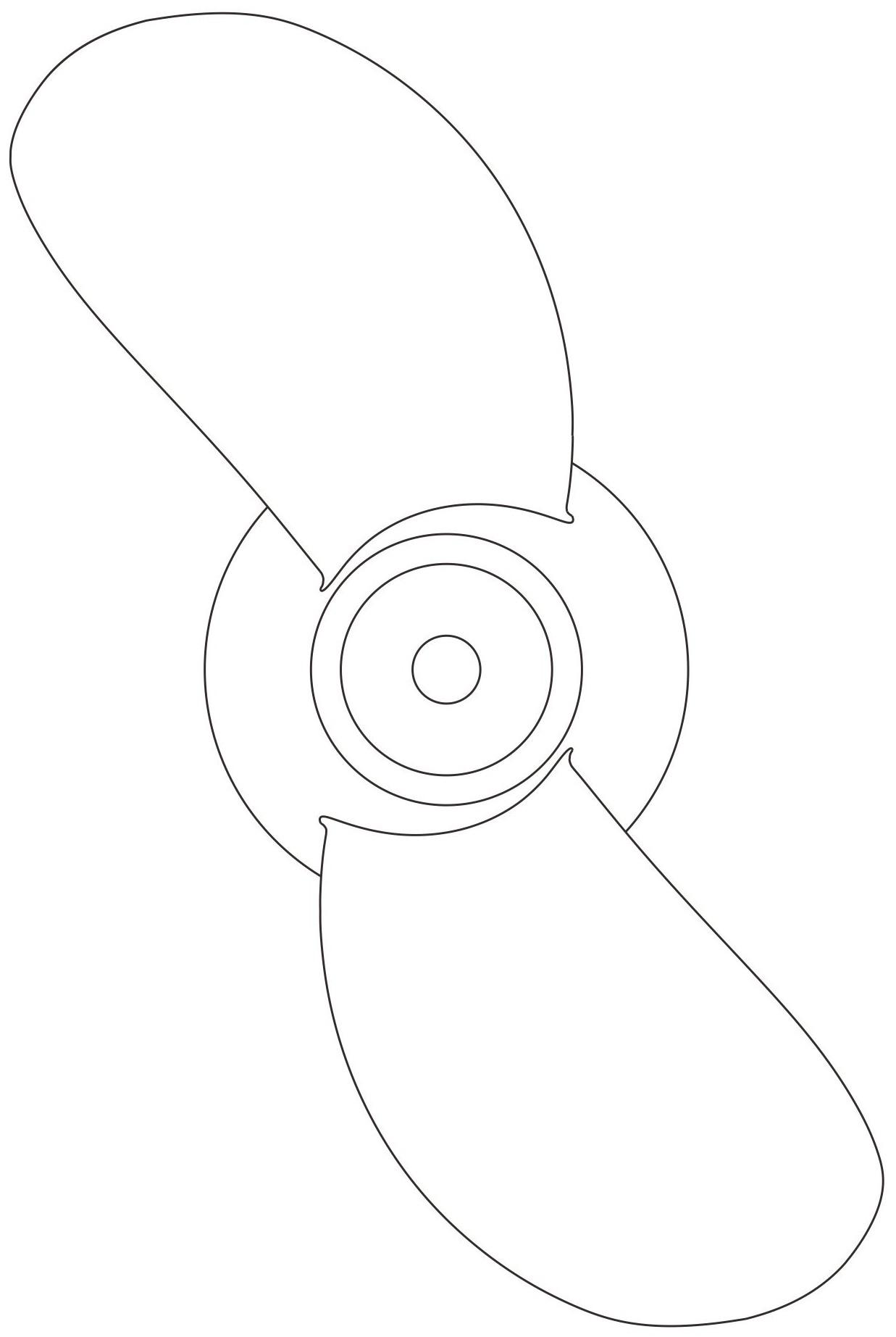 螺旋桨怎么画画法图片