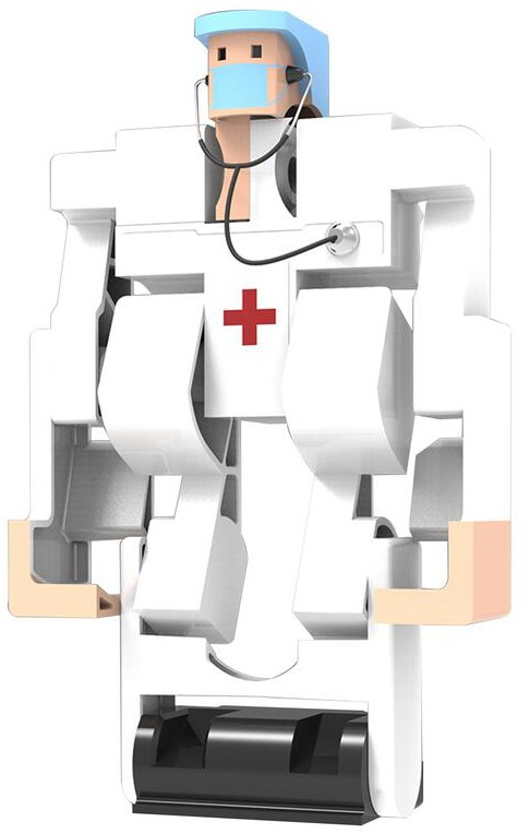 立方体结构变形机器人玩具