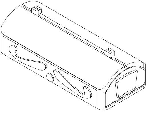本外观设计产品的名称:文具盒.2.本外观设计产品的用途:盛放文具.3.