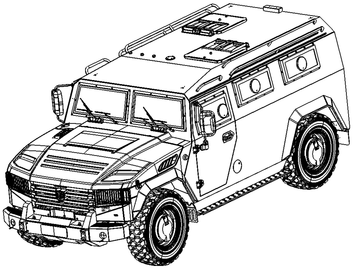 装甲车画法简单图片