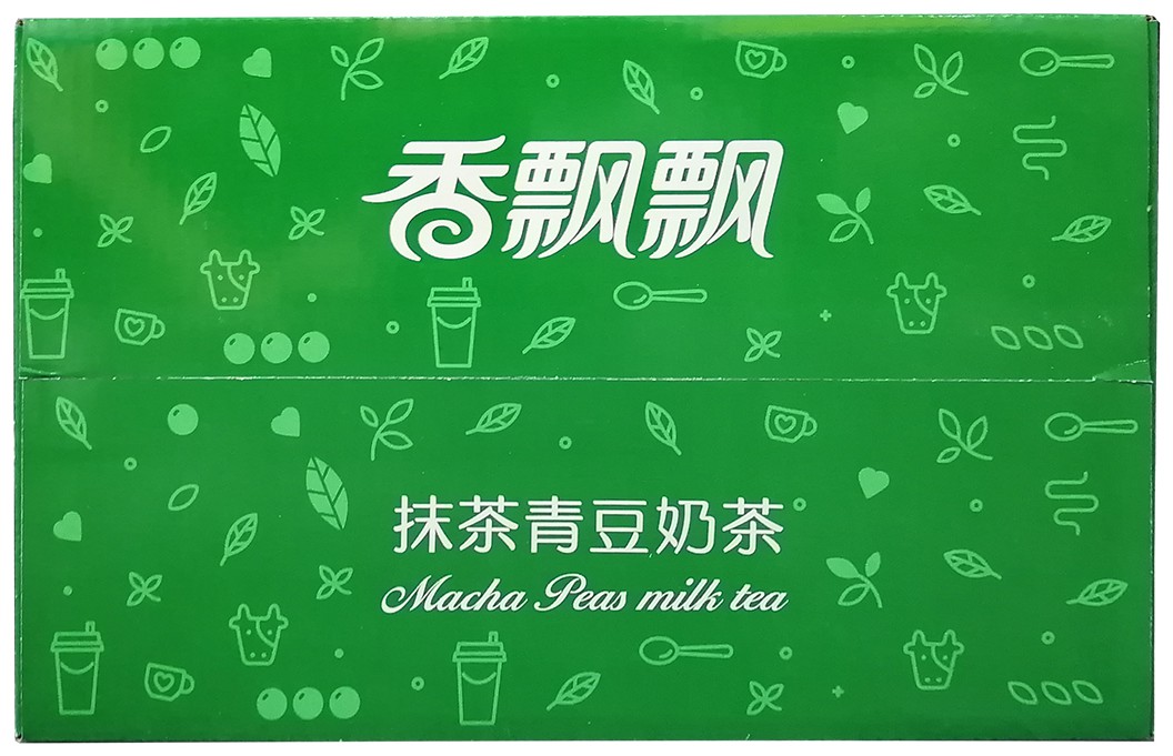 包装箱香飘飘抹茶青豆奶茶