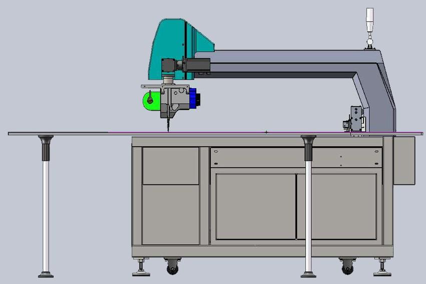 缝纫机(旋转机头模板缝纫机)