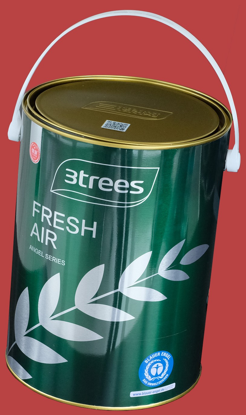 包装桶三棵树德国蓝天使墙面漆