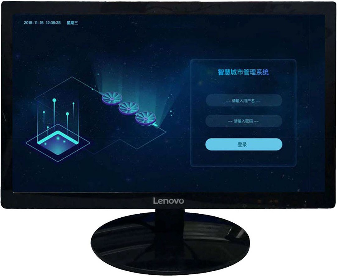 cn305781161s_带有城市设备管理的图形用户界面的显示器有效