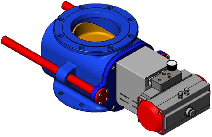 快拆式软密封旋转阀