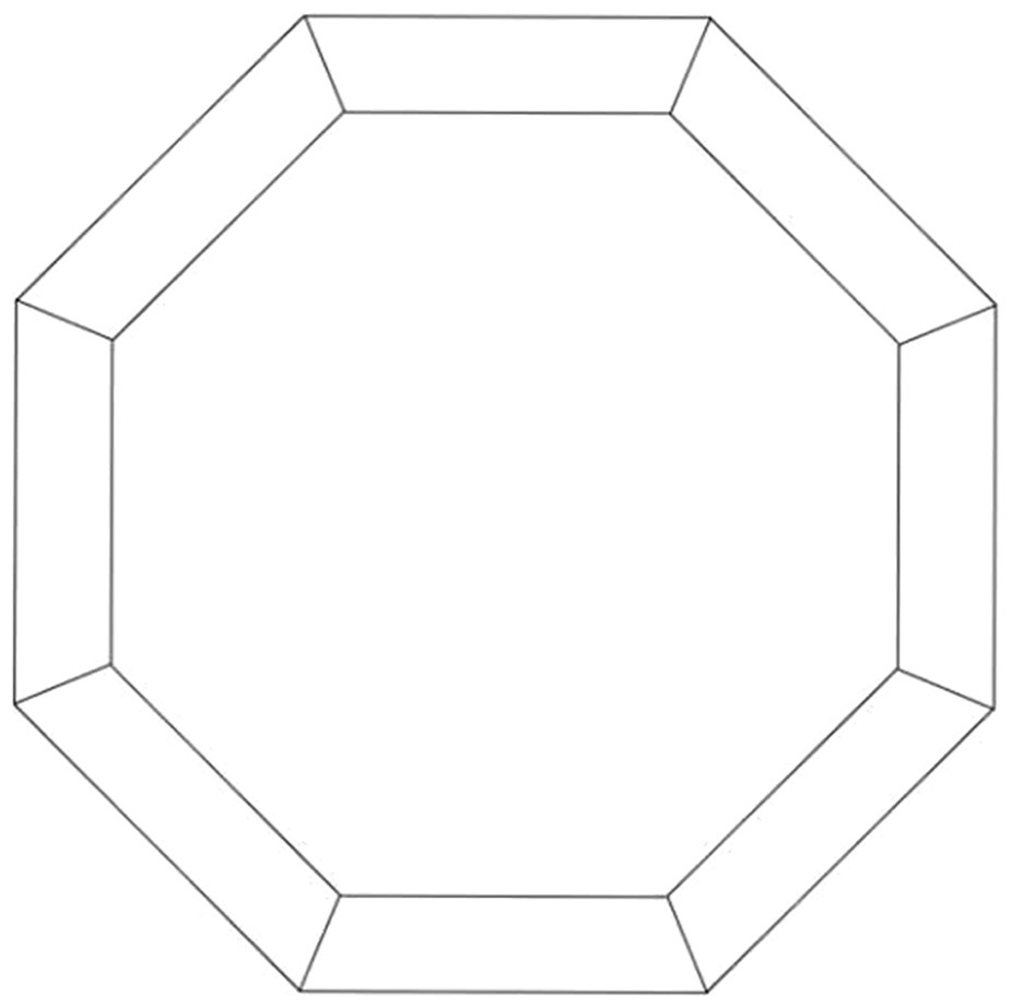 八边形怎么画最简单的图片